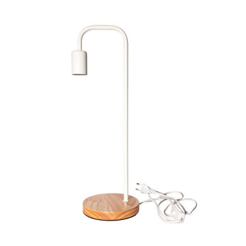 Powerup retro desk lamp   white