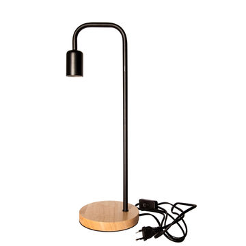 Powerup retro desk lamp   black
