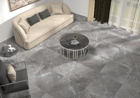 Floor Tile Polished Porcelain Museum Grey 608x608mm (1.48m2/box)
