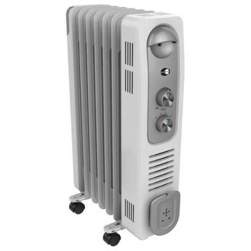 Equation 7 Fin Oil Heater White 1500W 