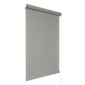 Mini roller blind screen 203 gray-white 128x150