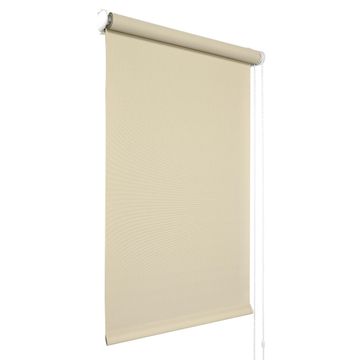 Mini roller blind screen 202 beige-white 128x150