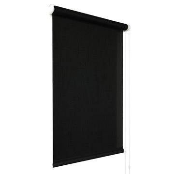 Mini roller blind screen black 90x150cm