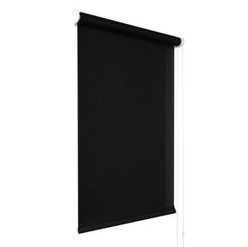 Mini roller blind screen black 52x150cm