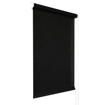 Mini roller blind screen black 81x150cm
