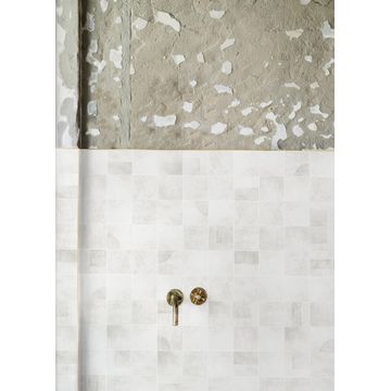 Wall tile ceramic krema bloc vanilla gloss decor 125x125mm ( 1.12m2/box)
