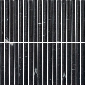 Mosaic salt rock marquina stripe