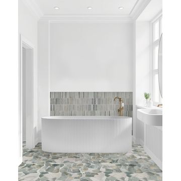 Mosaic salt rock peppermint stripe