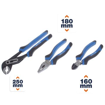 DEXTER-Set of 3 pliers 