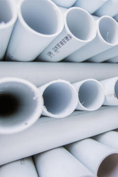 PVC pipe 110mm x 6m above ground