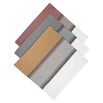 Inspire ramiz havana cushion cover 45x45cm