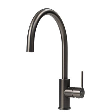 Meissen Attivo Deck Type Kitchen Sink Mixer Tap Graphite