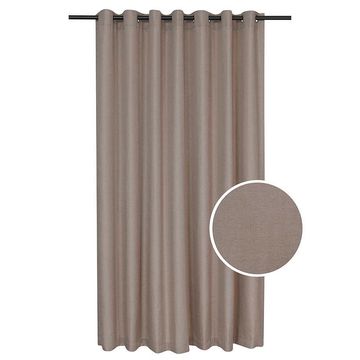 Eyelet blockout curtain jacquard mocha 260x225cm