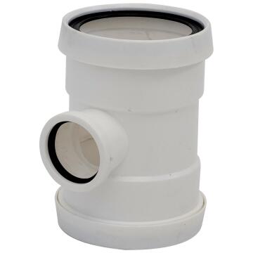 PVC plain single reducing junction 110mm x 50mm x 90 degree above ground