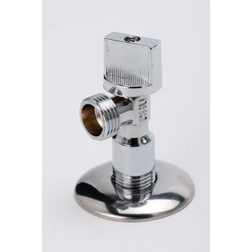 Angle valve CHURRASCO 1/4 turn chrome plated 1/2" m