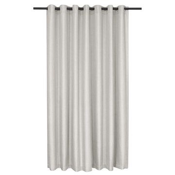 Eyelet blockout curtain jacquard grey 260x225cm