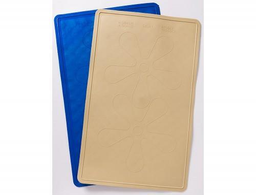 Bath and shower pvc mat blue 56cmx35cm
