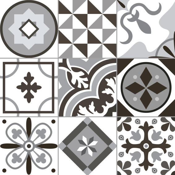 Floor tile  porcelain vintage cementine eco 600x600mm