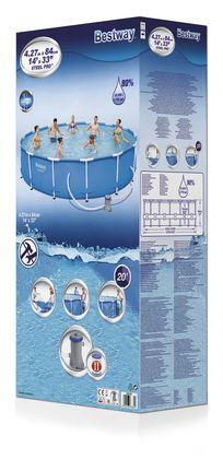 Swimming Pool 4.27 m X 84 cm Steel Pro Frame Set BESTWAY