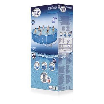 Swimming Pool 4.27 m X 84 cm Steel Pro Frame Set BESTWAY