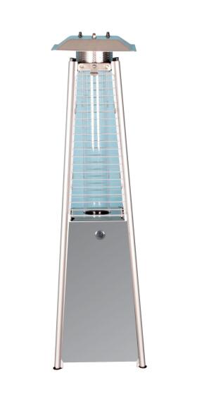 Patio Heater Gas TOTAI Table Top Glass Tube