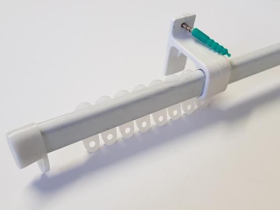 Curtain Track Single Rail Plastic 1.5m
