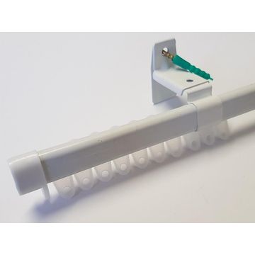 Curtain Track Single Rail Steel 3m