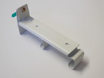 Curtain Track Brackets For Double Rail Steel Pair