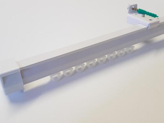 Curtain Track Single Rail Aluminium 3m