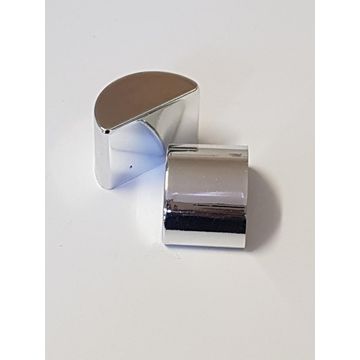 END CAPS 33MM CHROME PAIR