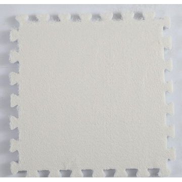 Carpet Eva Splice Mat White 300X300MM - 9 per pack
