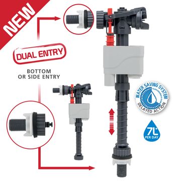 UNIVERSAL DOBLO INLET VALVE 1/2"