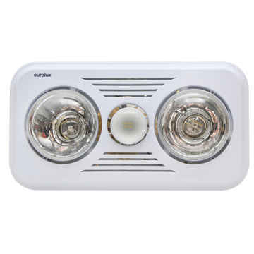 Eurolux 3 in 1 bathroom heater white 590w