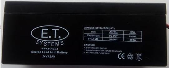  24V Digital Lead Acid Blu  Battery 3.5Ah