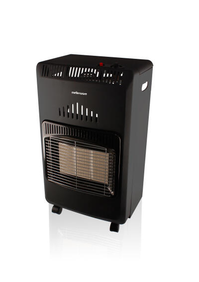 Mellerware 3 Panel  Gas  Heater Black 4.2kw