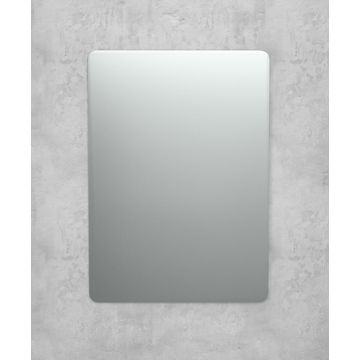 Frameless Round Rectangular Mirror W50cmxD0.4cmxH70cm