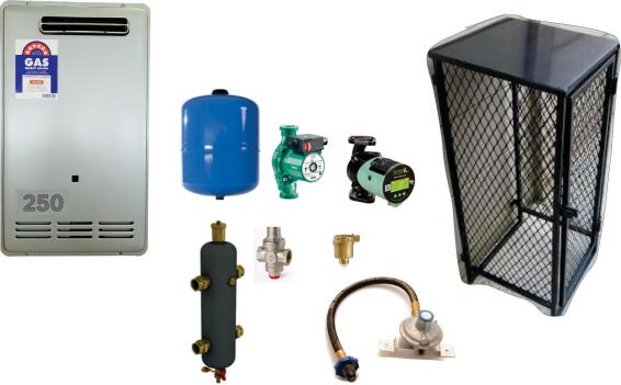 Gas boiler sapphire for 250 sqr meter