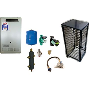 Gas boiler sapphire for 250 sqr meter
