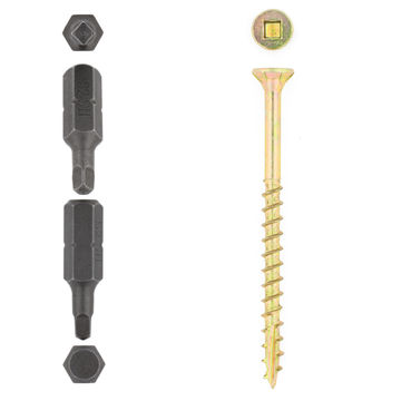 Cut screws smooth shank YP 4x60mm 200pc eureka