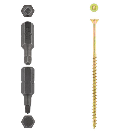 Cut screws smooth shank YP 4.0x100mm 125pc eureka
