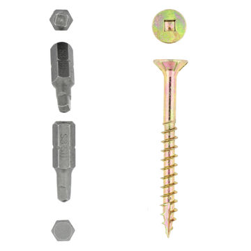 Cut screws smooth shank YP 6.0x60mm 125pc eureka
