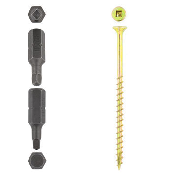Cut screws smooth shank YP 4.0x75mm 150pc eureka