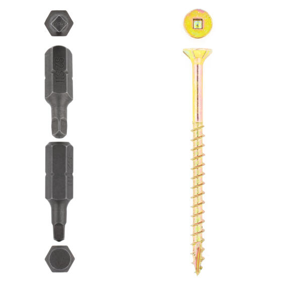Cut screws smooth shank YP 5.0x75mm 125pc eureka