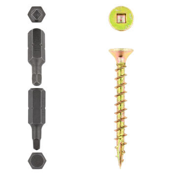 Cut screws full threat YP 4.5x40mm 400pc eureka