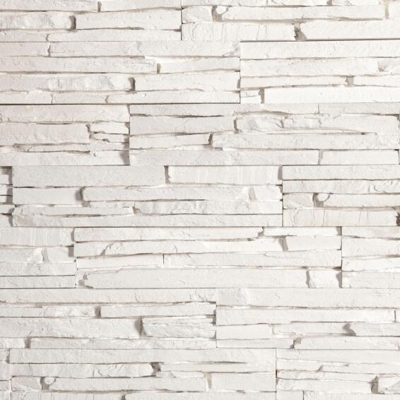 Wall Cladding Oslo White L32.5cm x W7.5cm (0.78m2/box)