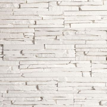 Wall Cladding Oslo White L32.5cm x W7.5cm (0.78m2/box)