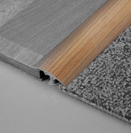 Multi-surface Aluminium Transition Cover Red Oak 38mmx90cm