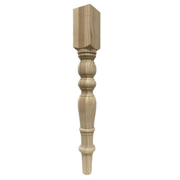 Wooden table leg cape H750x90x90mm woodturner