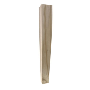Wooden coffee table leg taper H440x90x90mm woodturner