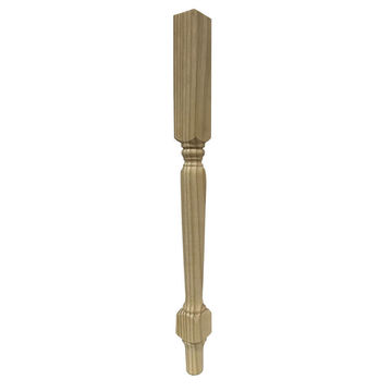 Wooden pedestal leg cape H600x45x45mm woodturner